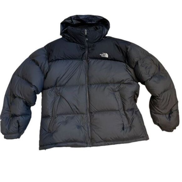 The North Face Nuptse 700 Fill Goose Down Puffer Jacket Black Men’s Size XL - Picture 1 of 7